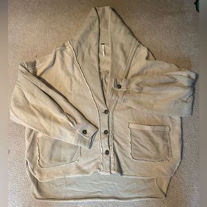 Free People Oversized Button Jacket